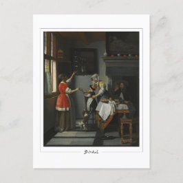 Cartão Postal Pieter de Hooch nº 9 - Cartão-postal de arte