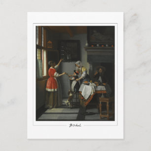 Cartão Postal Pieter de Hooch nº 9 - Cartão-postal de arte
