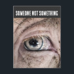 Cartão Postal PIG Postcard, SOMEONE NOT SOMETHING<br><div class="desc">SOMEONE NOT SOMETHING PIG POSTCARD</div>