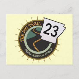 Cartão Postal Pig Trail Highway 23 Arkansas Motorcycle Road