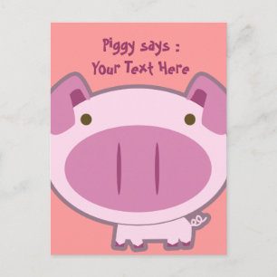CARTÃO POSTAL PIGGY DE PINCO CUTO