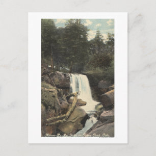 Cartão Postal Pikes Peak, Colorado - Minne-Ha-Ha Falls View
