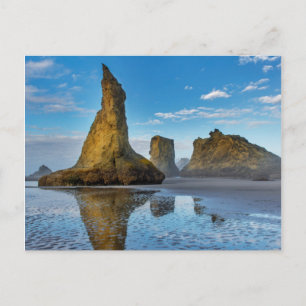 Cartão Postal Pilares de rocha no Bandon Beach em Bandon, Oregon