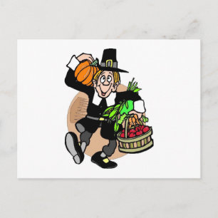 Cartão Postal Pilgrim Harvest