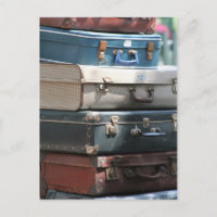 Pilha de Suitcases de Vintage