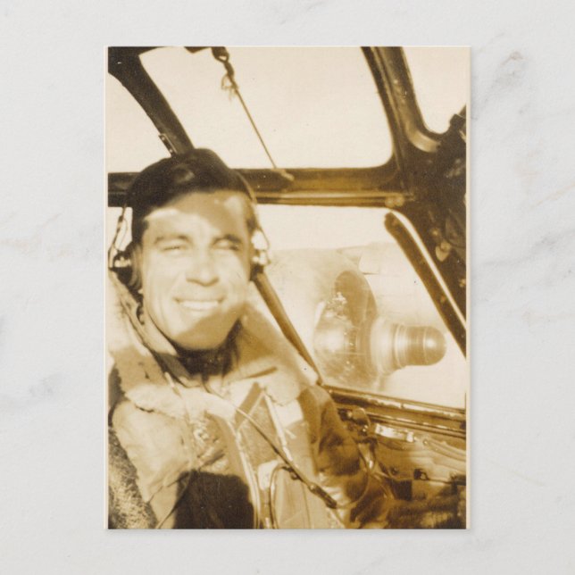 Cartão Postal Piloto B-24 (Frente)