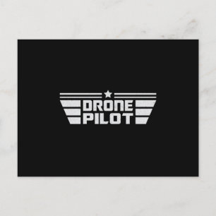 Cartão Postal Piloto de drone Câmera Quadcopter Drones FPV Dron