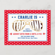 Piloto Red TopOne Fighter Themed First Birday