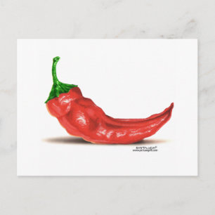 Cartão Postal pimenta quente