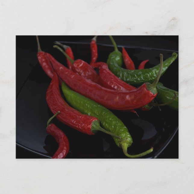 Cartão Postal pimenta quente_preta (Frente)