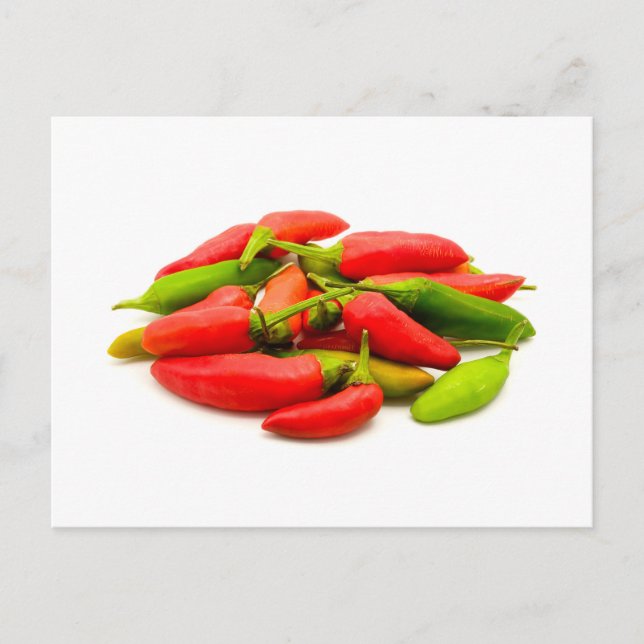 Cartão Postal Pimenta tailandesa (Frente)