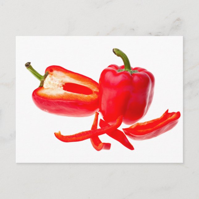 Cartão Postal Pimenta vermelha (Frente)