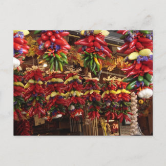 Cartão Postal Pimentões para venda no mercado Pike Place