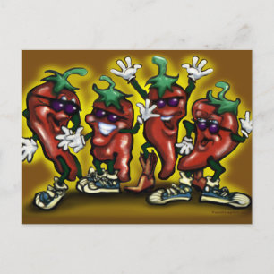 Cartão Postal Pimentos