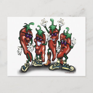 Cartão Postal Pimentos