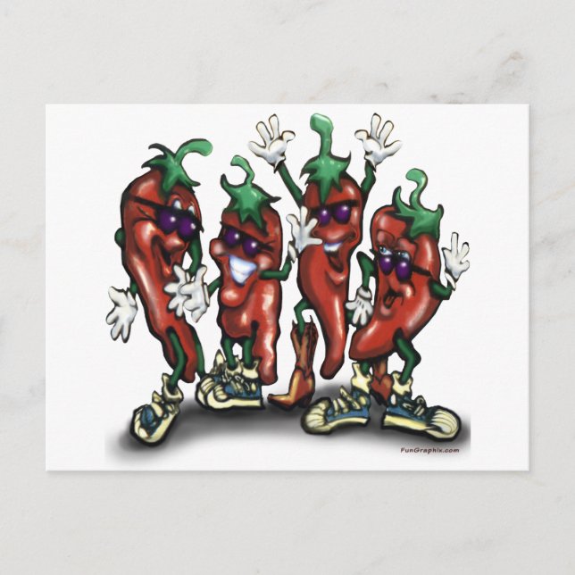 Cartão Postal Pimentos (Frente)