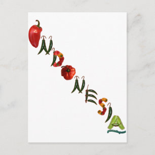 Cartão Postal Pimentos Chili Indonésia