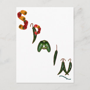 Cartão Postal Pimentos de espanha