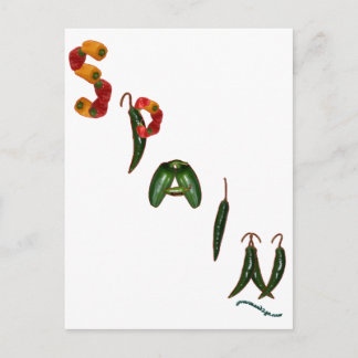 Cartão Postal Pimentos de espanha