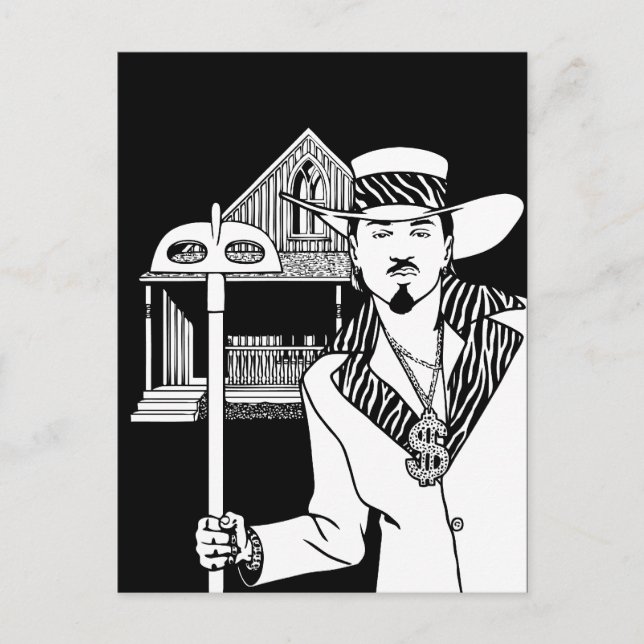 Cartão Postal Pimp e Hoe (Frente)