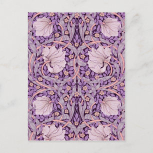 Cartão Postal Pimpernel Purple, William Morris