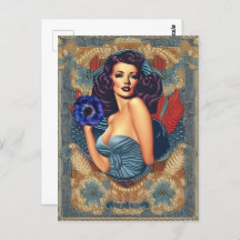 Pin Up Art, Cartão-postal para o Posto