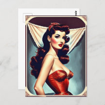 Pin Up Art, Cartão-postal para o Posto
