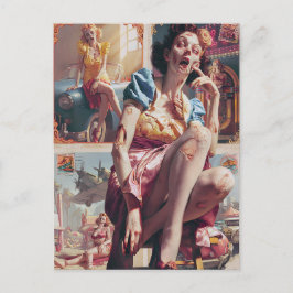 Cartão Postal Pin-Up Zumbi I