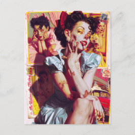 Cartão Postal Pin-Up Zumbi VII