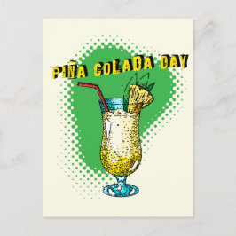 Cartão Postal Pina Colada Day