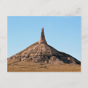 Cartão Postal Pináculo da rocha da chaminé de Scottsbluff