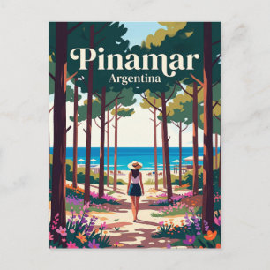 Cartão Postal Pinamar Argentina