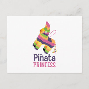 Cartão Postal Pinata Princess
