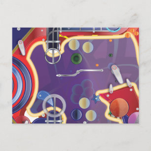 Cartão Postal Pinball
