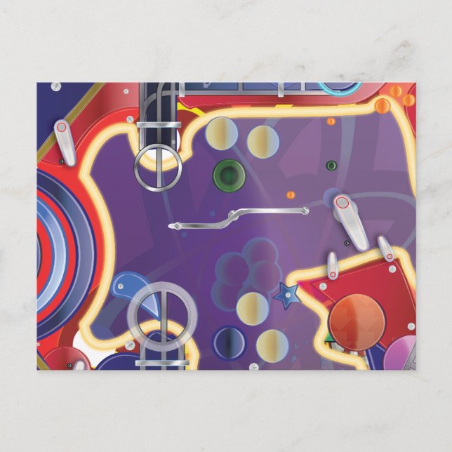 Cartão Postal Pinball (Frente)