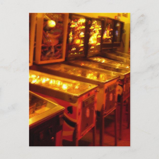 Cartão Postal Pinball Machines (Frente)
