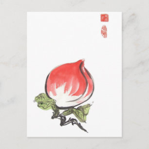 Cartão Postal Pincel Cor-de-Rosa