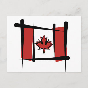 Cartão Postal Pincel do Canadá