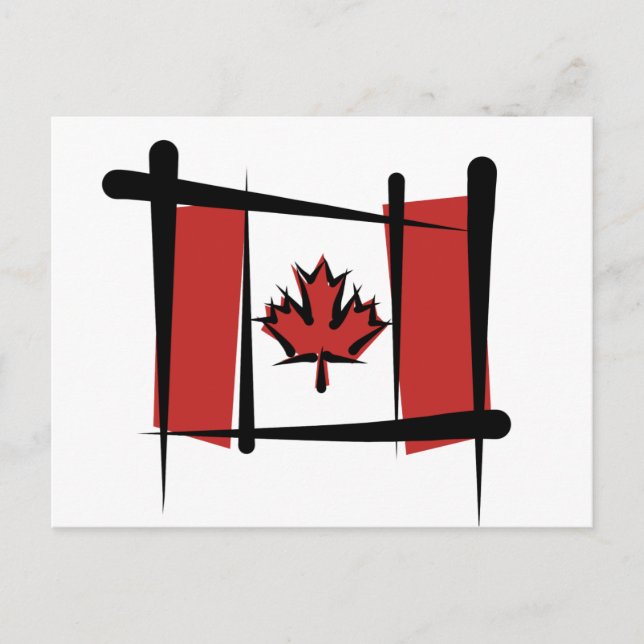 Cartão Postal Pincel do Canadá (Frente)
