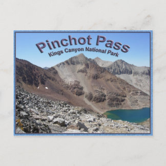Cartão Postal Pinchot Pass sobre a trilha de John Muir