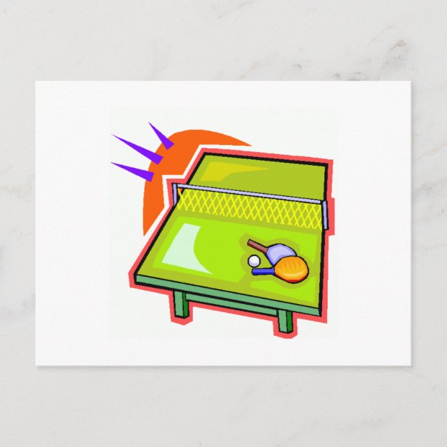 Cartão Postal Ping Pong (Frente)