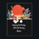 Cartão Postal Ping pong Mesa Tênis 50th Birthday Card Chefe<br><div class="desc">Ping pong Mesa Tênis 50th Birthday Card Chefe</div>