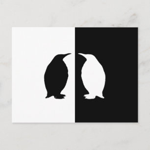 Cartão Postal pinguim