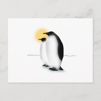 Cartão Postal Pinguim