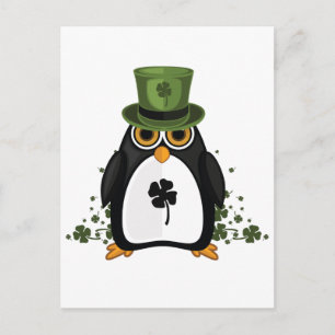 Cartão Postal Pinguim de São Patrick