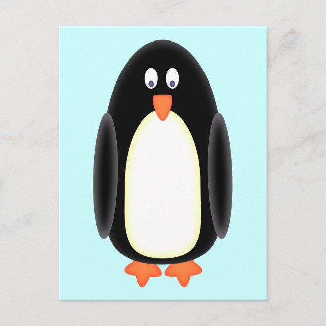 Cartão Postal Pinguin (Frente)