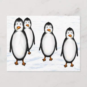 Cartão Postal Pinguina