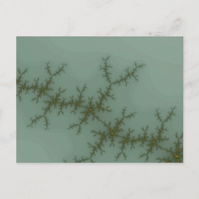 Cartão Postal Pinho de Neve - Arte Fractal (Frente)