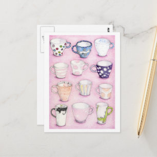 Cartão Postal Pink Collection Postcard