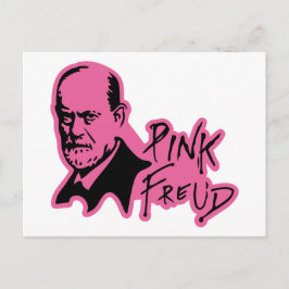 Cartão Postal PINK FREUD Psychoanalysis Sound Edition